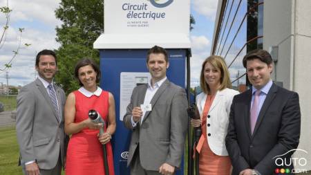 Le Circuit électrique déploie 2 bornes de recharge rapide à Québec
